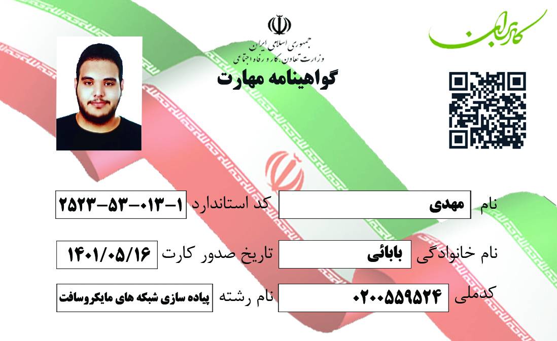 کارت فنی